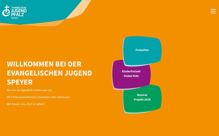 Screenshot ta' evangelische-jugend-speyer.de