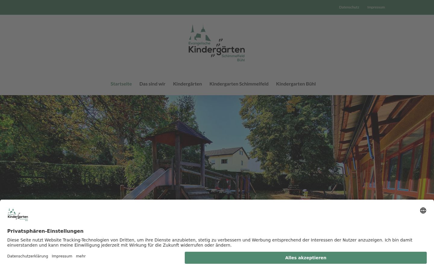 Skärmbild av samtyckesbannern som visades före någon interaktion