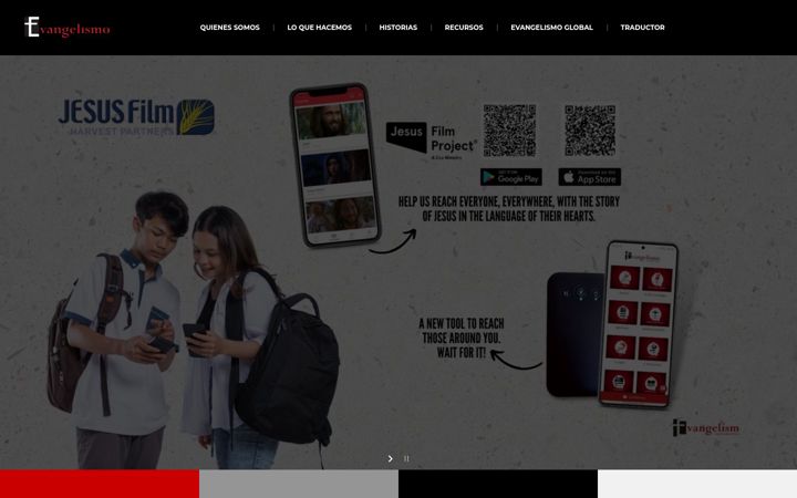 Screenshot von evangelismomar.org