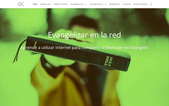 Screenshot ta' evangelizar.es
