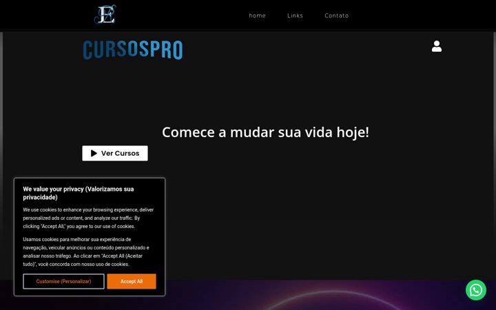 Screenshot of evanraiz.com