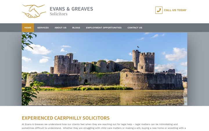 Captura de ecrã de evansandgreaves.co.uk