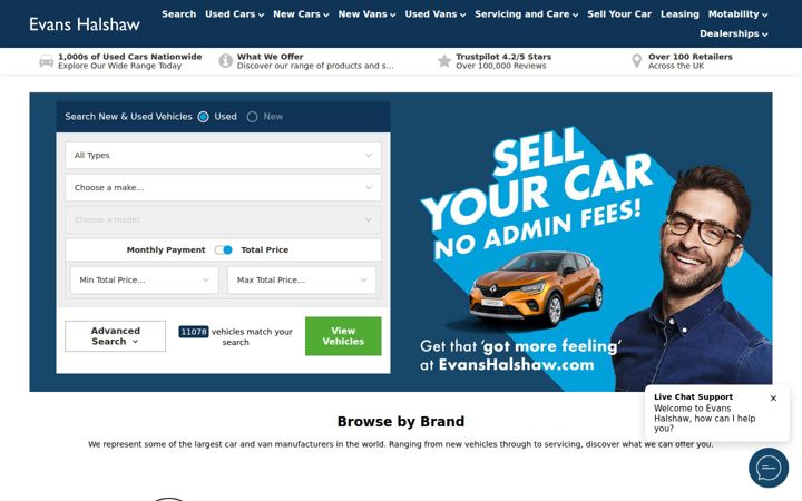 Screenshot of evanshalshaw.com