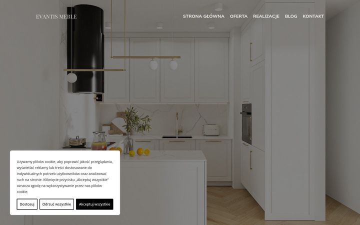 Screenshot of evantismeble.pl