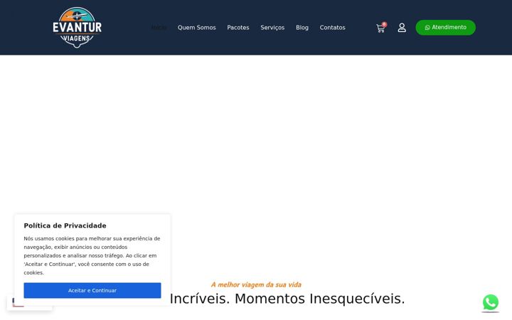 Screenshot ta' evanturviagens.com.br