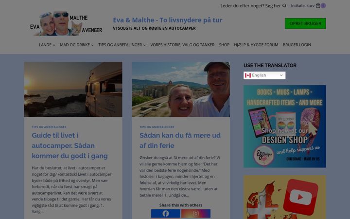 Zrzut ekranu evaogmalthe.dk