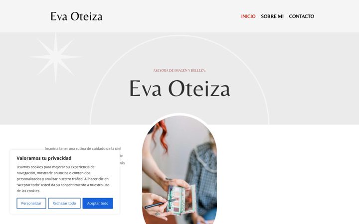 Screenshot of evaoteiza.com