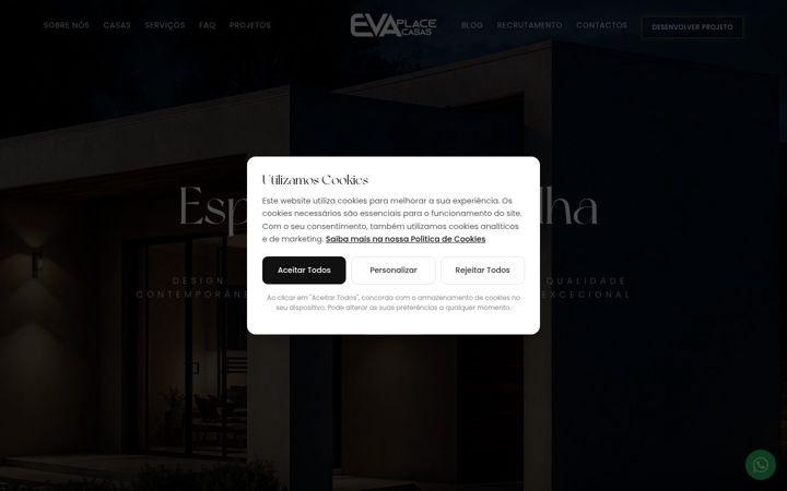 Екранна снимка на evaplace.pt