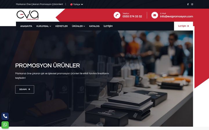 Screenshot of evapromosyon.com