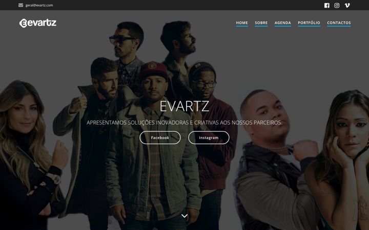 Screenshot of evartz.com