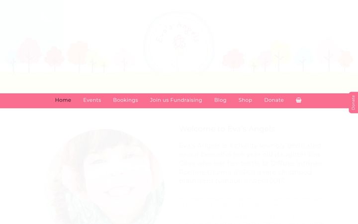 Screenshot von evasangels.org