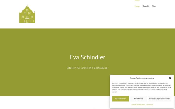 Screenshot van evaschindler.de