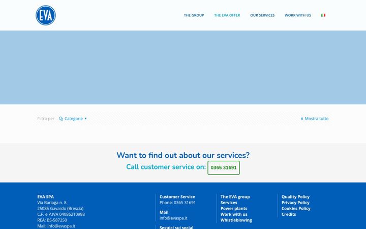 Screenshot of evaspa.it