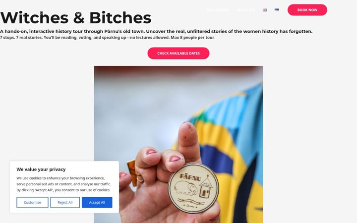 Screenshot of evastalesfrom.com