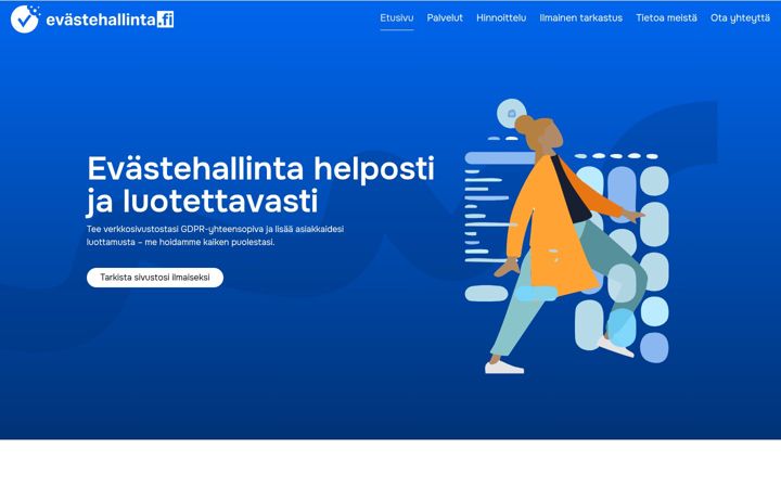 Screenshot di evastehallinta.fi