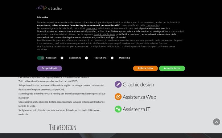 Ekraanipilt saidist evastudiodesign.it
