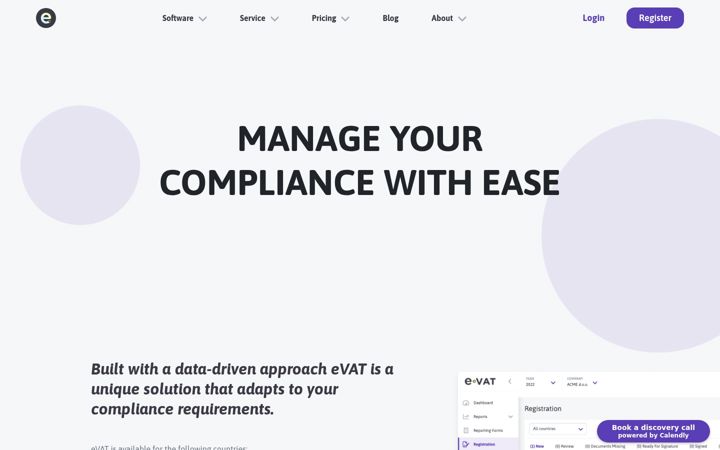 Screenshot of evat.com