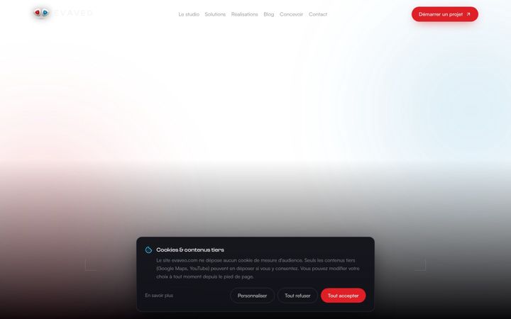 Screenshot of evaveo.com