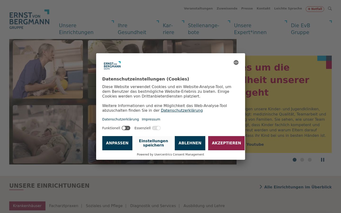 Kuvakaappaus suostumusbannerista, joka näytettiin ennen mitään vuorovaikutusta