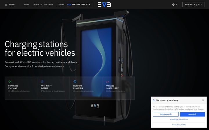 Screenshot of evbgroup.pl
