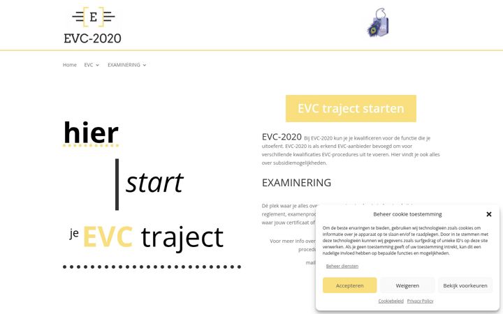 Skærmbillede af evc-2020.nl