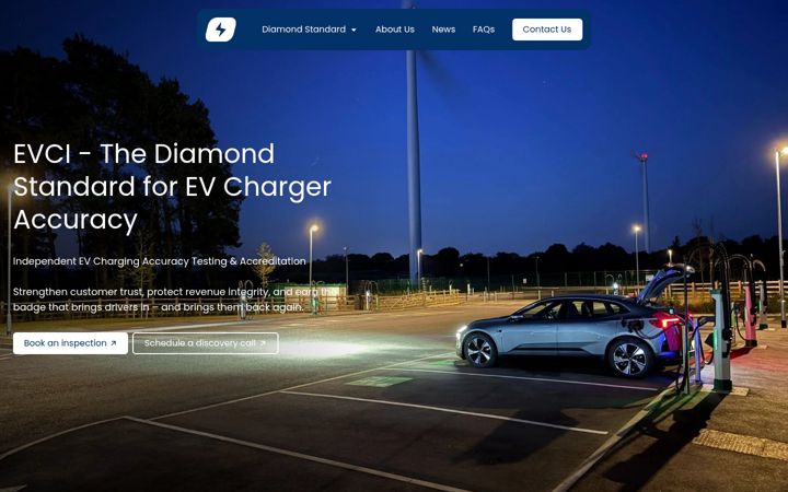 Screenshot of evci-global.com