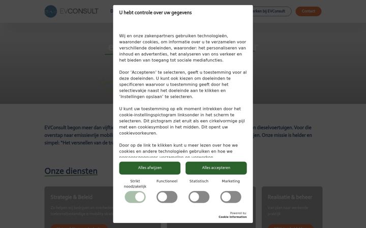 Skærmbillede af evconsult.nl