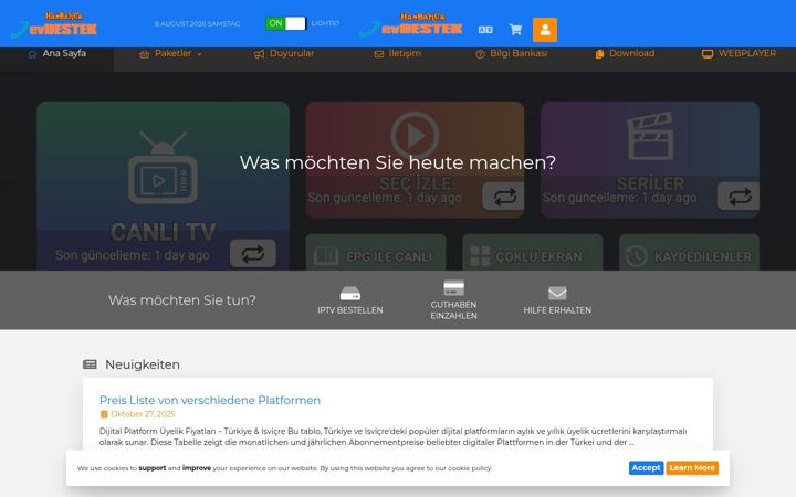 Zrzut ekranu evdestek.ch