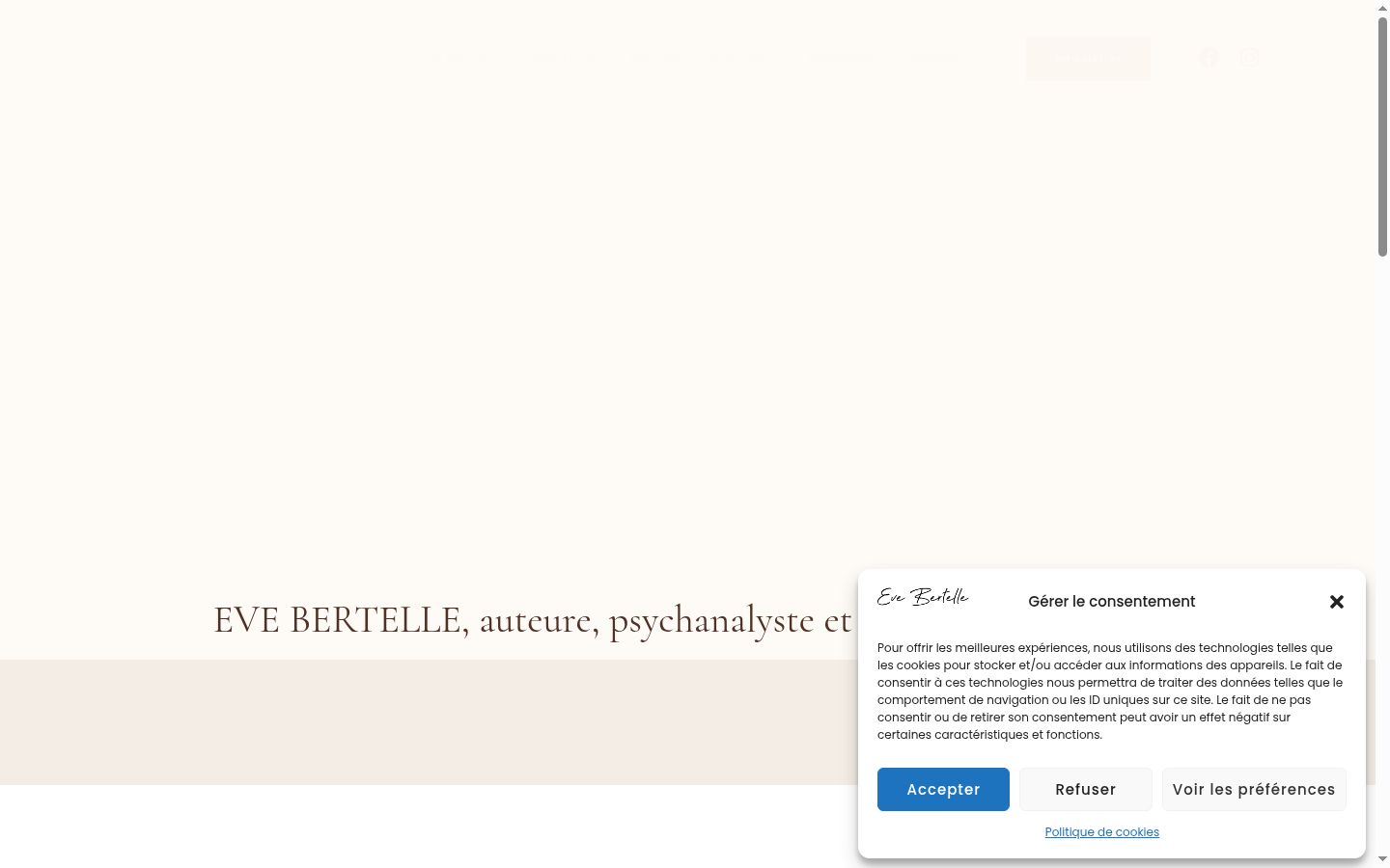 Screenshot des Einwilligungsbanners vor jeglicher Interaktion