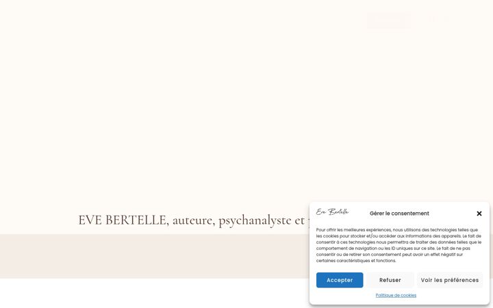 Skærmbillede af eve-bertelle.fr