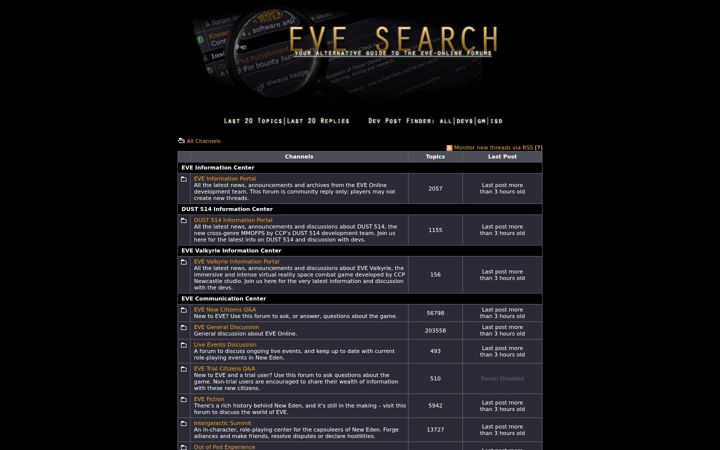 Screenshot of eve-search.com