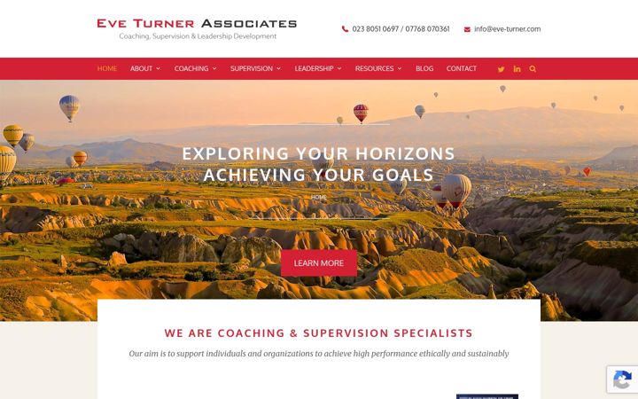 Screenshot of eve-turner.com