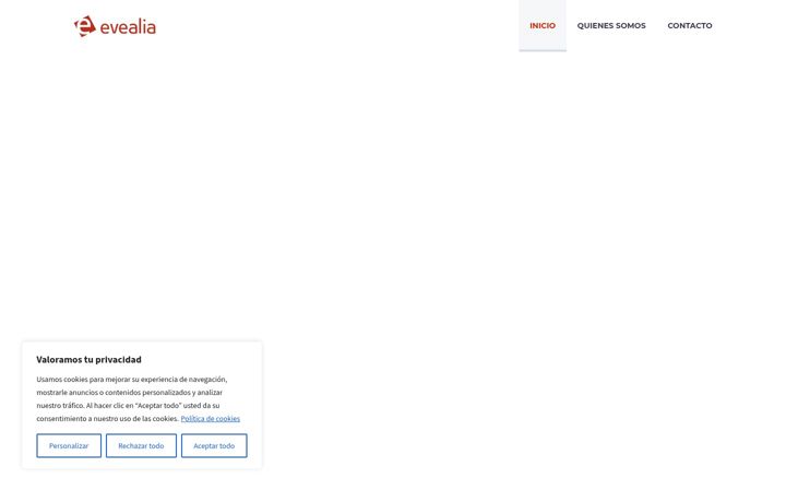 Screenshot of evealia.es