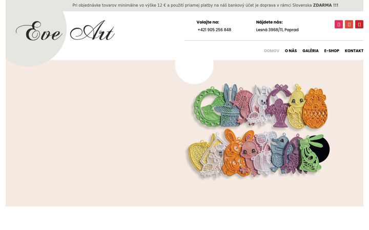 Screenshot di eveart.sk