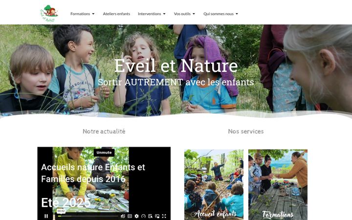 Screenshot of eveil-et-nature.com