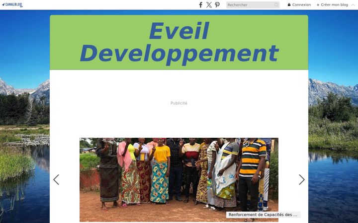Screenshot of eveildeveloppement.com