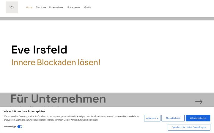 Screenshot of eveirsfeld.de