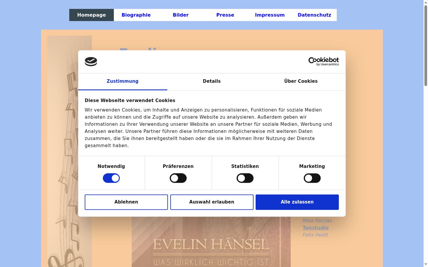 Zrzut ekranu banera zgody wyświetlanego przed jakąkolwiek interakcją