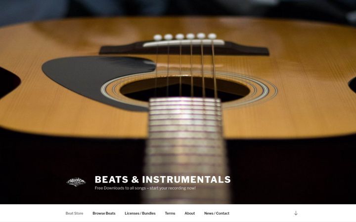 Screenshot of evelutionbeats.com