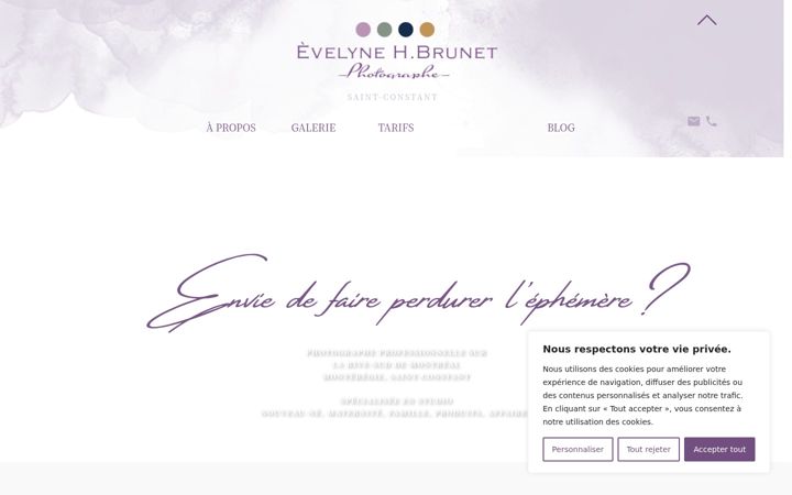 Screenshot of evelynehbrunet.com