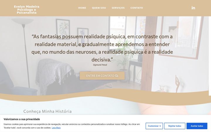 Screenshot ta' evelynmadeira.com.br
