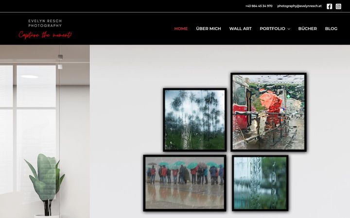 Screenshot of evelynresch.at