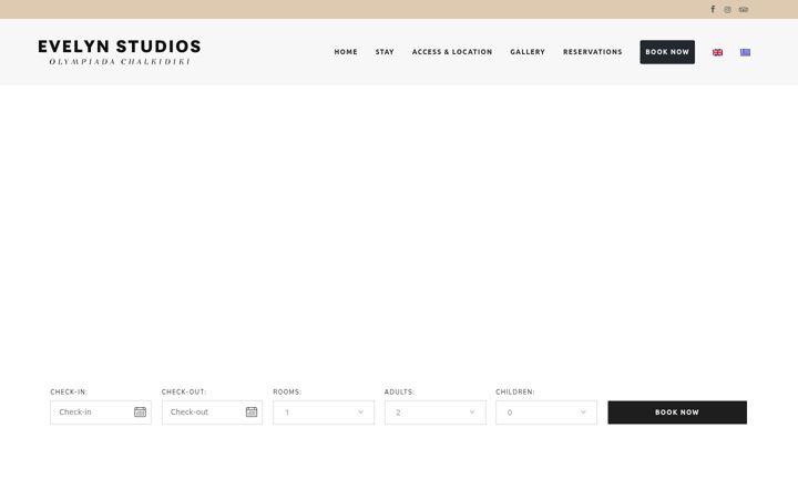 Screenshot ta' evelynstudios.gr