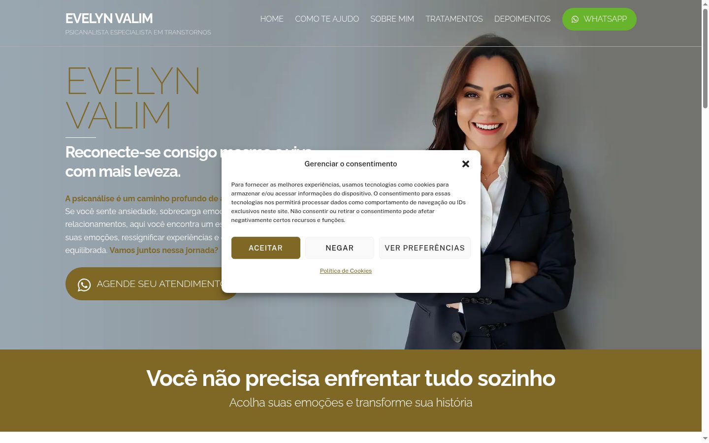 Screenshot tal-banner tal-kunsens muri qabel kwalunkwe interazzjoni