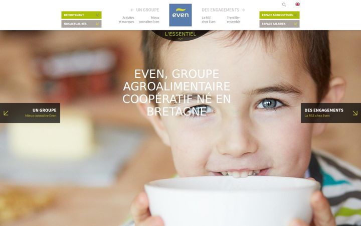 Screenshot di even.fr