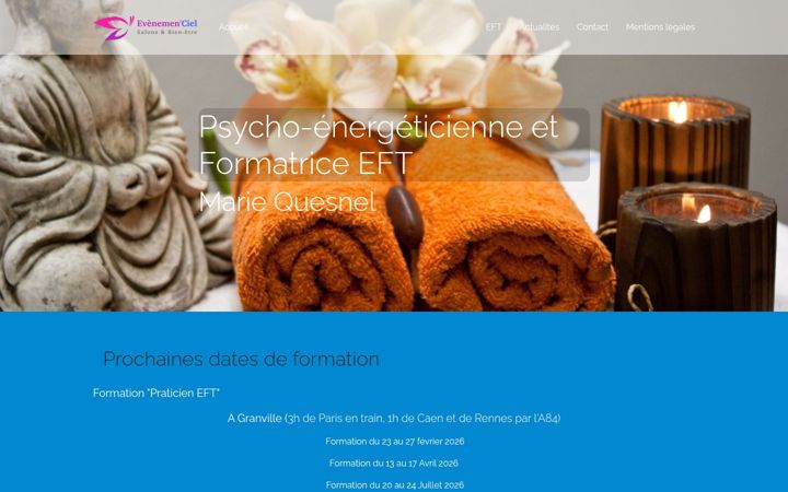 Screenshot of evenemen-ciel.org