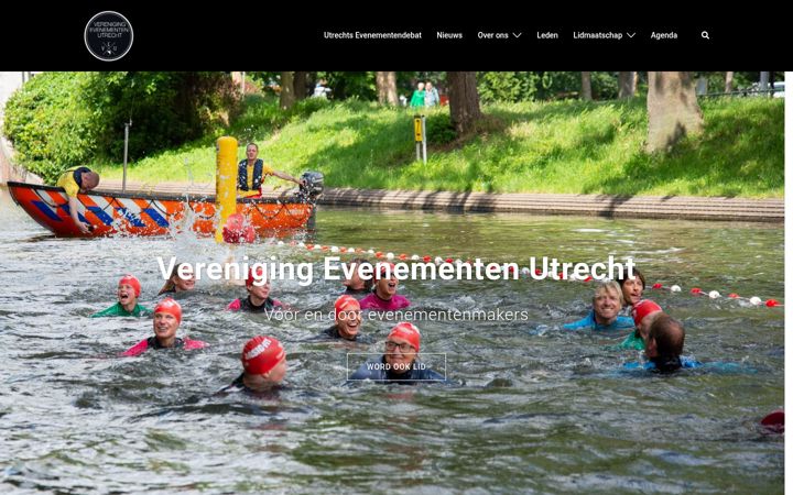 Screenshot stránky evenementenutrecht.nl