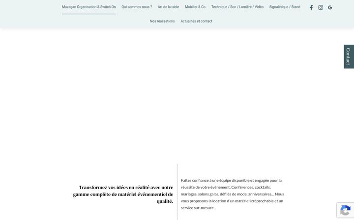 Screenshot of evenementiel-paca.fr