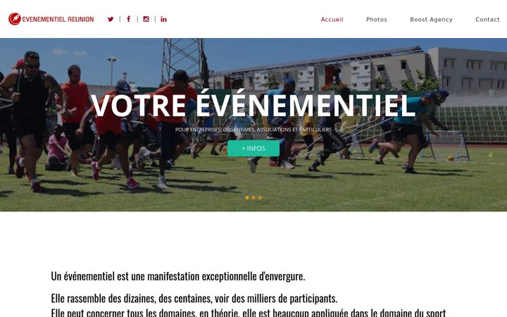Screenshot di evenementiel-reunion.fr