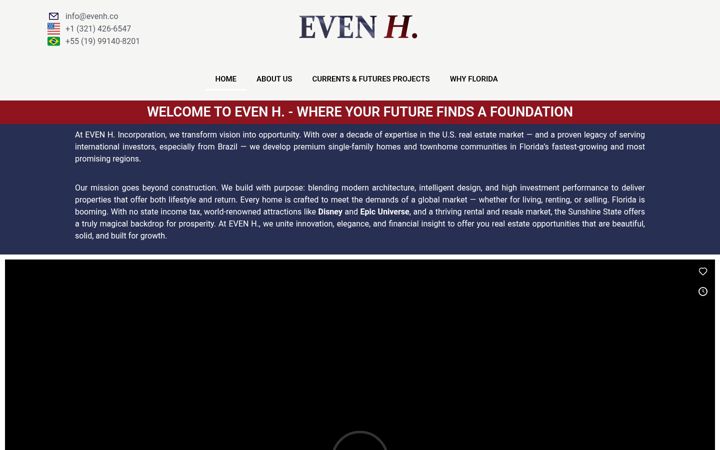 Screenshot di evenh.co